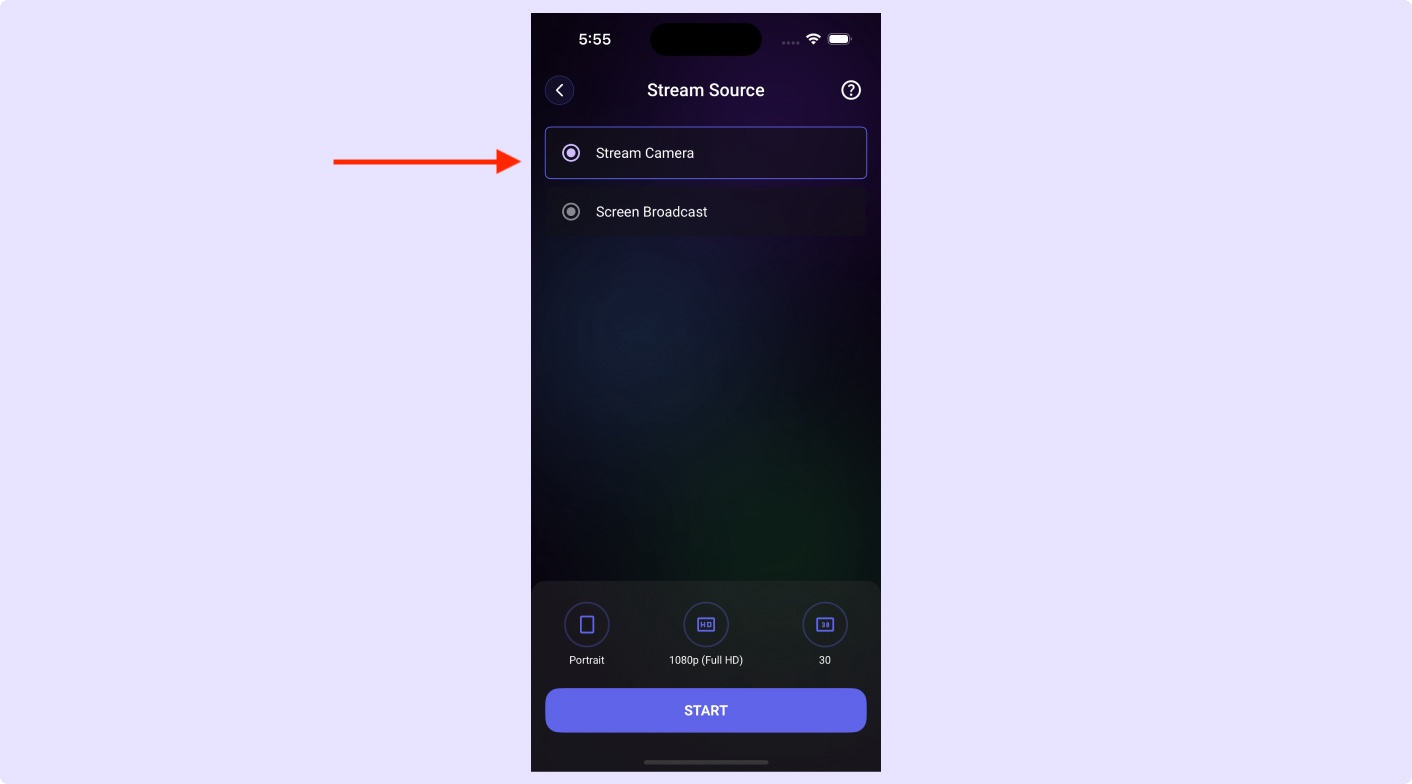 Start Live Stream Start Live Stream
